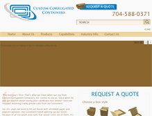 Tablet Screenshot of customcorr.com